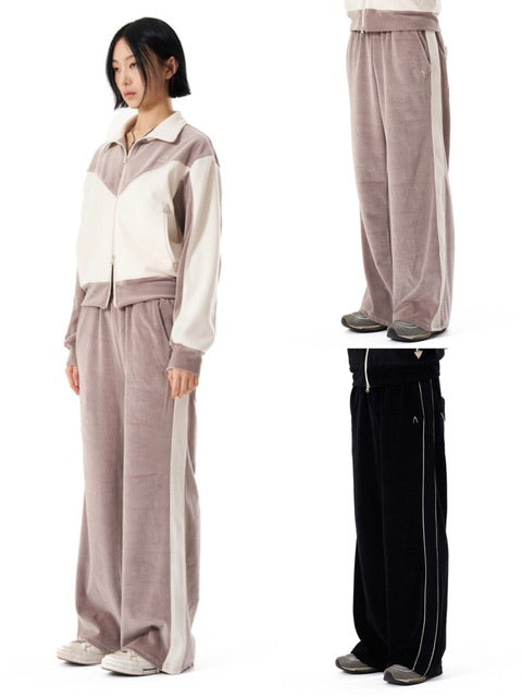 【AAKAM】Western Piping Track Pants