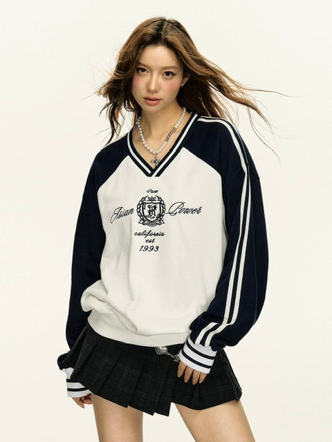 【ARISEISM】V-Neck Jersey