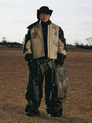 【PERSONSOUL】Leather Totem Coat