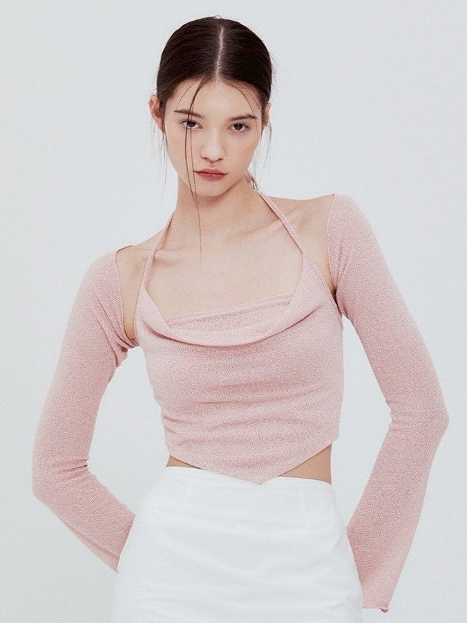 【NOTYOURROSE】Scarf bolero set