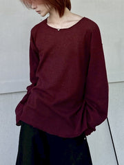 【LUV CODE】wide neck mesh knit (3color)