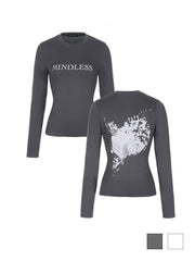 【SURGERY】Surgery mindless slim long sleeves / 【サージェリー】スリムロゴ長袖Tシャツ