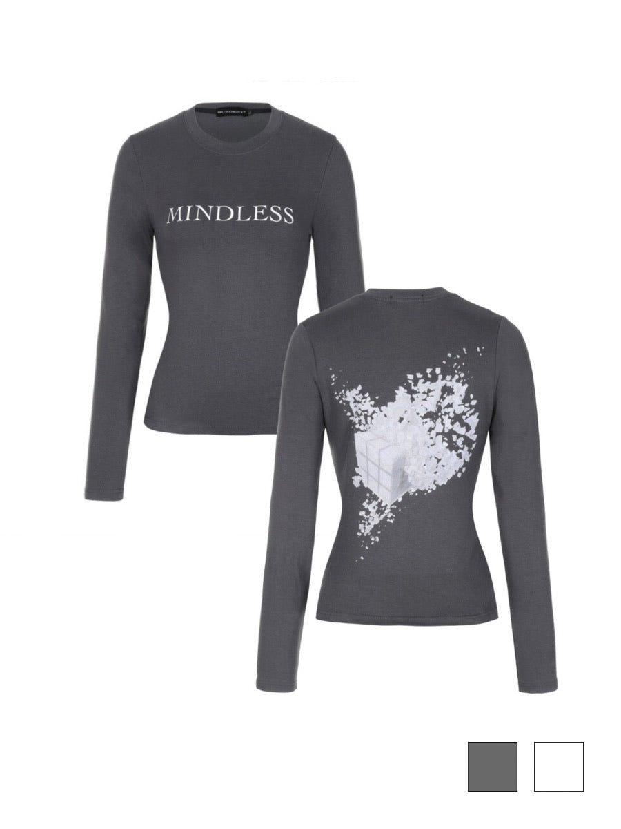 【SURGERY】Surgery mindless slim long sleeves / 【サージェリー】スリムロゴ長袖Tシャツ
