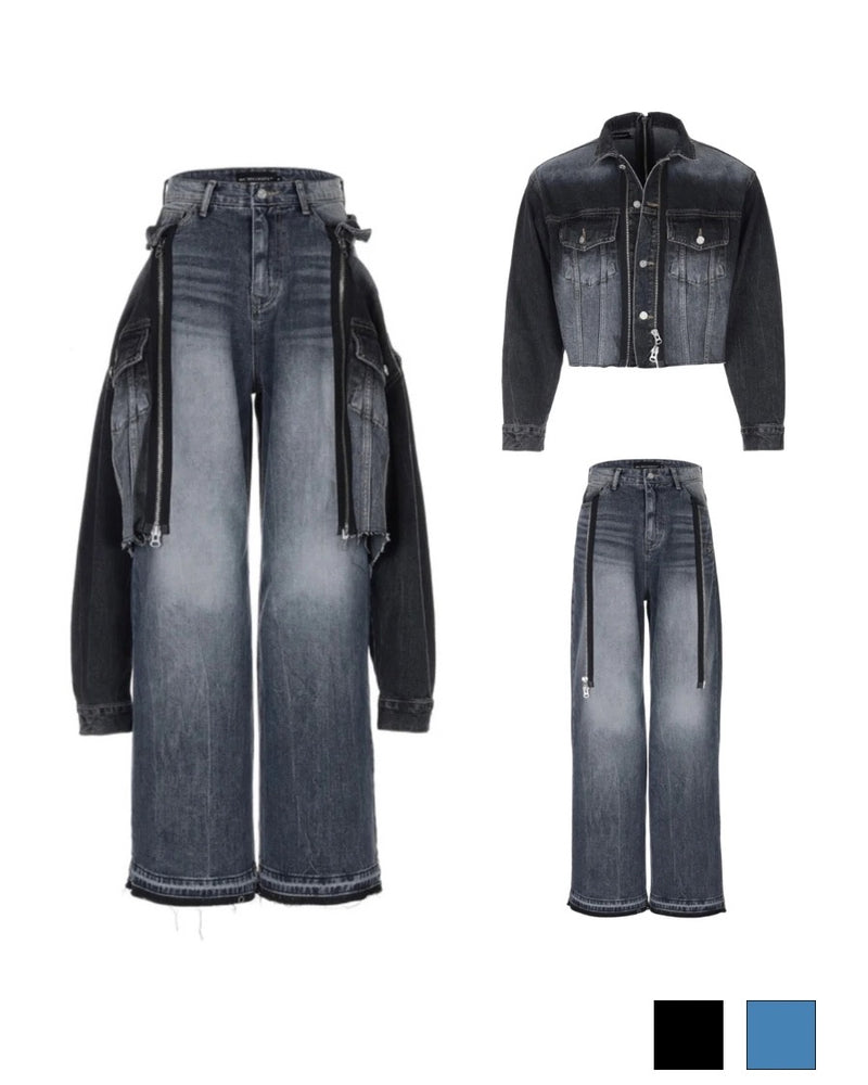 【SURGERY】hybrid set-up docked jeans