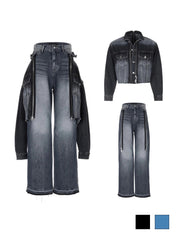 【SURGERY】hybrid set-up docked jeans / 【サージェリー】ハイブリッドセットアップドッキングデニムパンツ