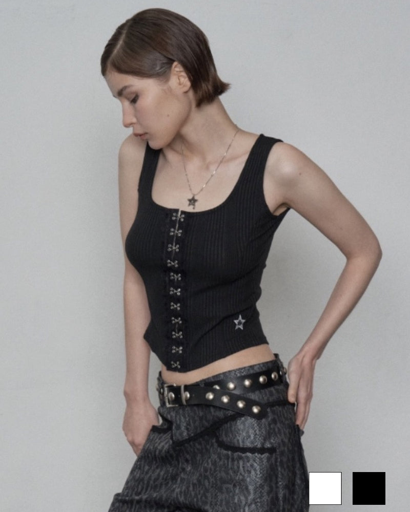 【SETUP‐EXE】LACE HOOK SLEEVELESS