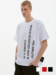 【ESC STUDIO】mega label t-shirt/ 【イーエスシーステュディオ】メガラベルロゴ半袖Tシャツ