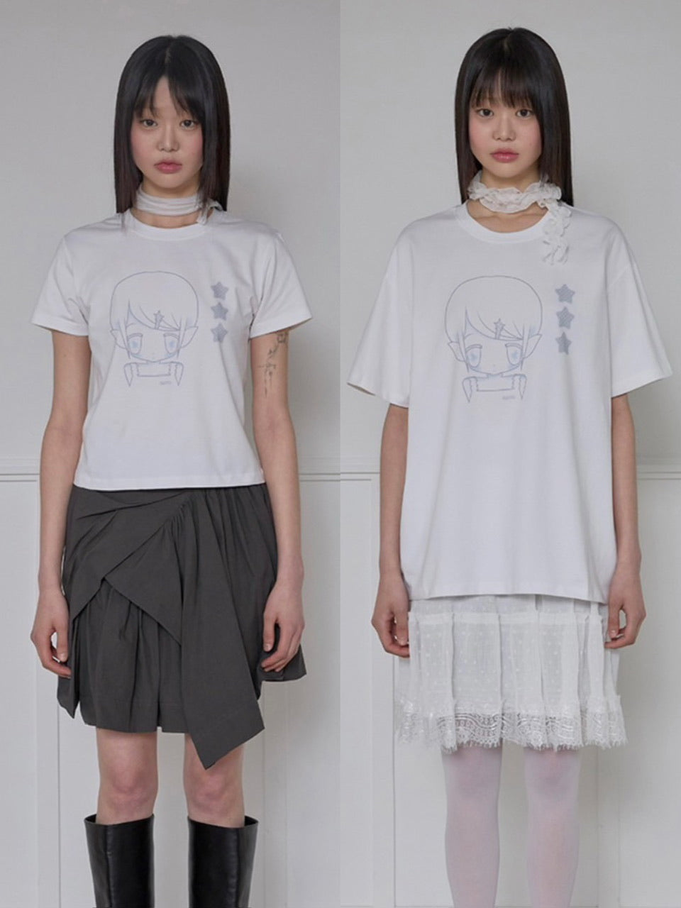 【FLAREUP】Dani T-Shirt (FL-176_ホワイト)