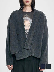 【AJOBYAJO】Double Layered Cardigan / 【アジョバイアジョ】ダブルレイヤードカーディガン