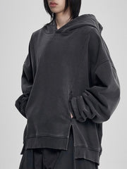 【AJOBYAJO】Twofold Wide Washed Hoodie【アジョバイアジョ】トゥーフォールドワイドウォッシュドプルオーバーパーカー
