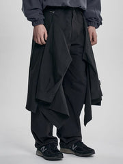 【AJOBYAJO】Shirt Layered Pants / 【アジョバイアジョ】シャツレイヤードスラックスパンツ
