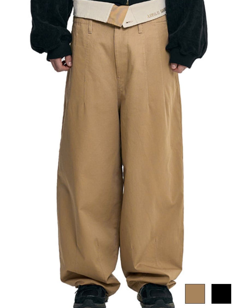 【AJOBYAJO】High Waist Oversized Pants