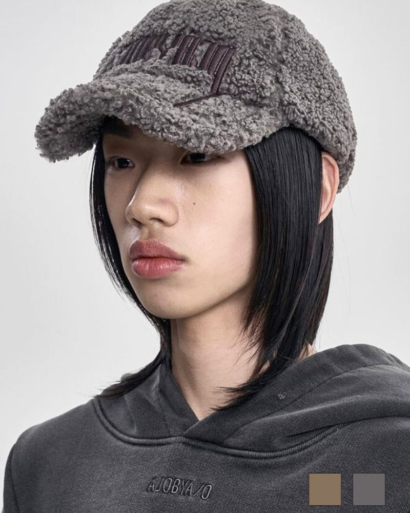 【AJOBYAJO】Arch Logo Fleece Cap