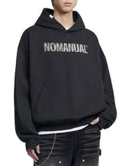 【NOMANUAL】STAMPED LOGO HOODIE