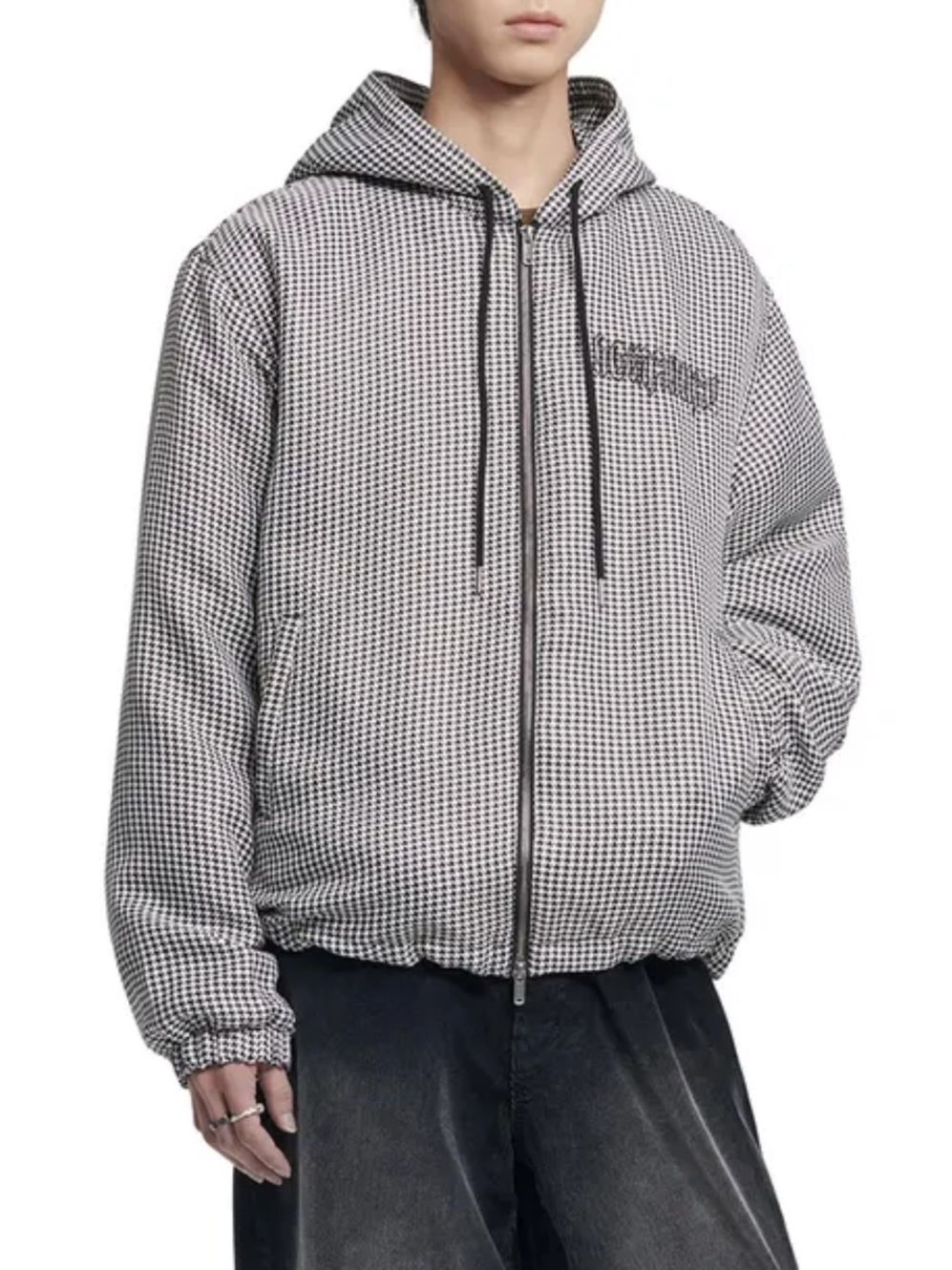 【NOMANUAL】HOUNDSTOOTH CHECK JUMPER