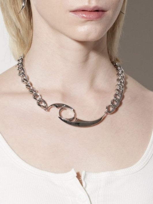 【PEG LEG】emblem chain necklace