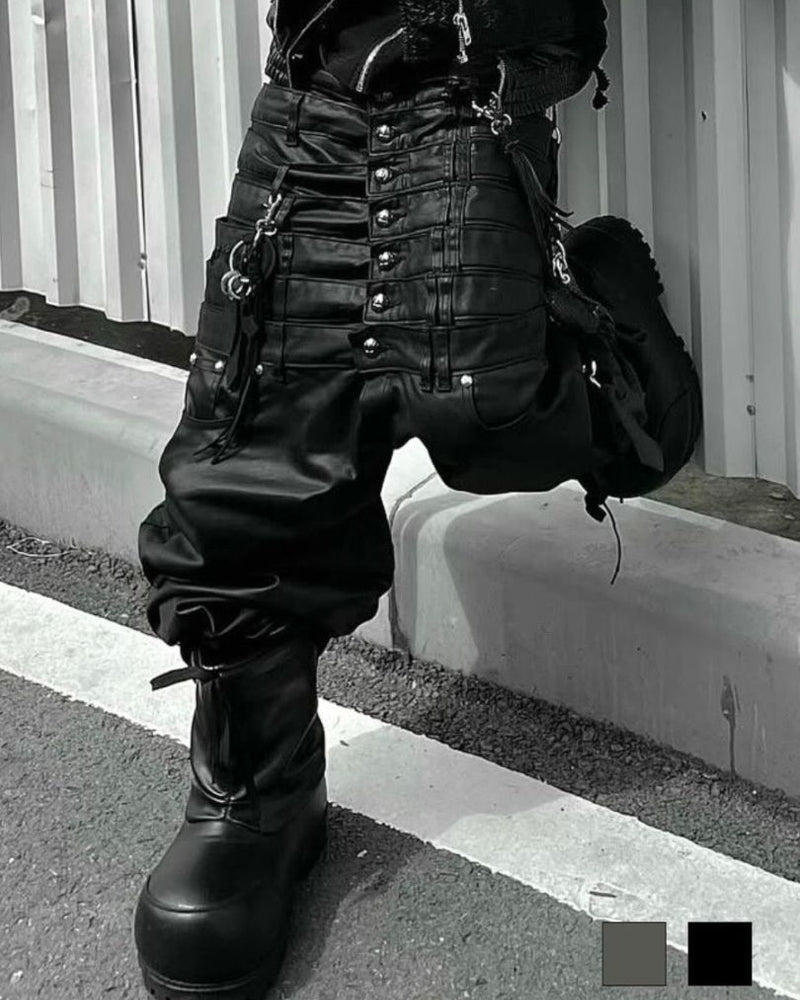【UNIZ】8 Backs J-Cut Pants