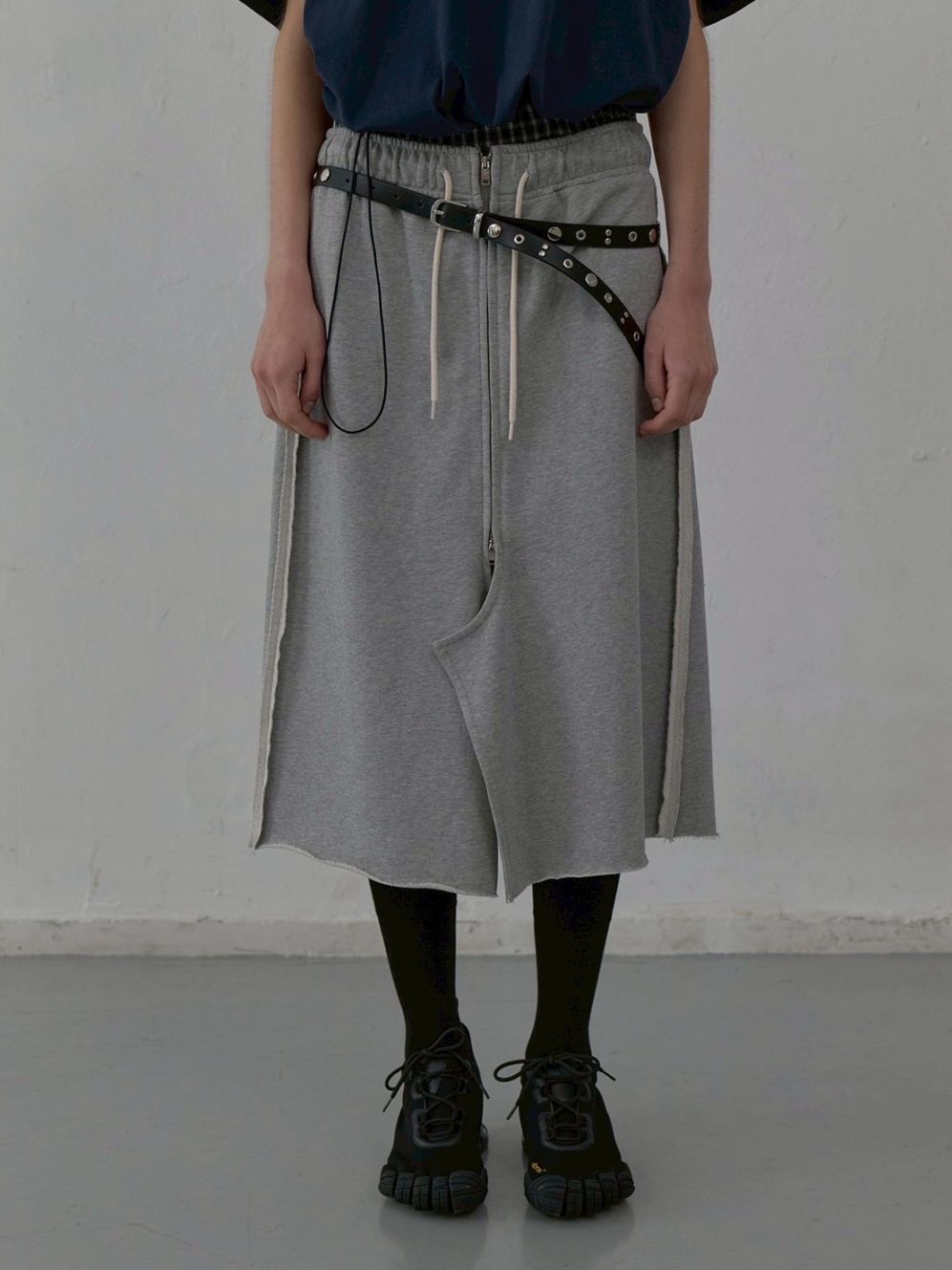 【LCDC】RAW CUT DETAIL JERSEY SKIRT / 【エルシーディーシー・ティーエム】ローカットディティールスウェットスカート