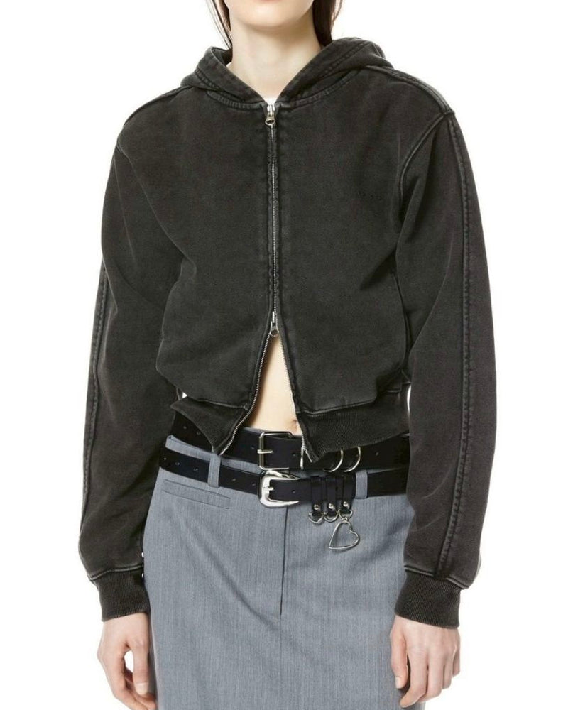 【LCDC】SNOW WASHED ZIP-FRONT HOODIE