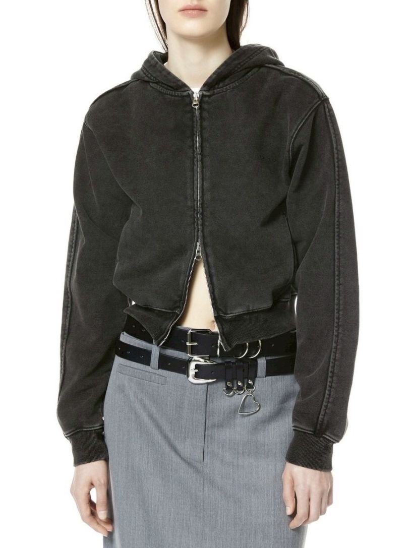 【LCDC】SNOW WASHED ZIP-FRONT HOODIE / 【エルシーディーシー・ティーエム】スノーウォッシュジップフロントパーカー