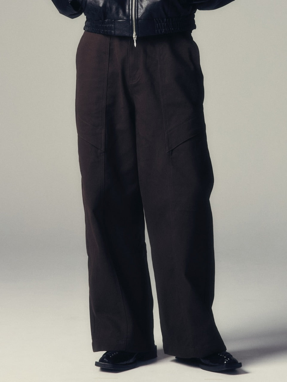 【CS】cotton wide twill pants / 【シーエス】コットンワイドツイルパンツ