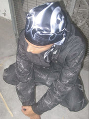 【DND4DES】Skeleton Note Headscarf /【ディーエヌディーフォーデス】グラフィックデザインスカーフ