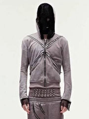 【Cozy world Wide】EPL GRAY ZIP UP HOODIE