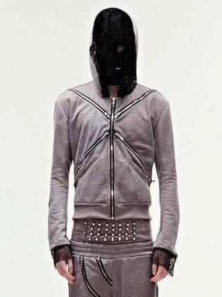 【Cozy world Wide】EPL GRAY ZIP UP HOODIE