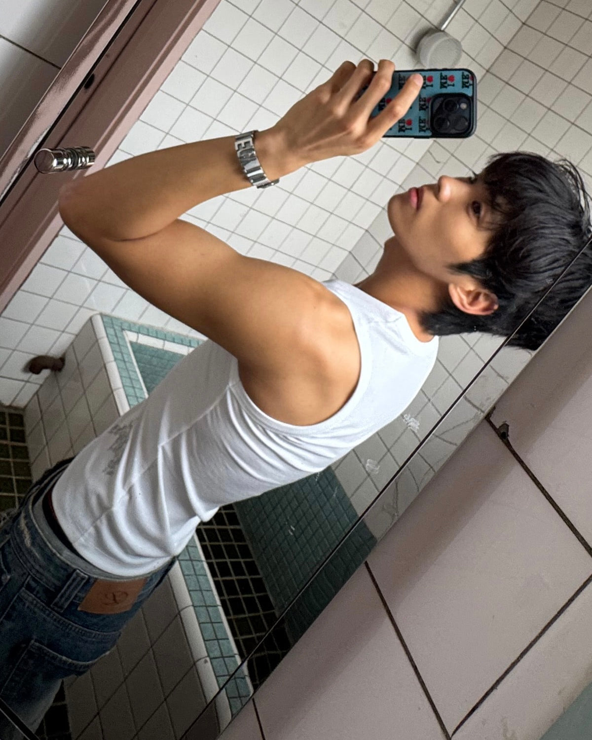【LECYTO】Glitter Rib Sleeveless