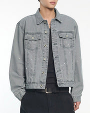 【NOMANUAL】PAINTED TRUCKER JACKET
