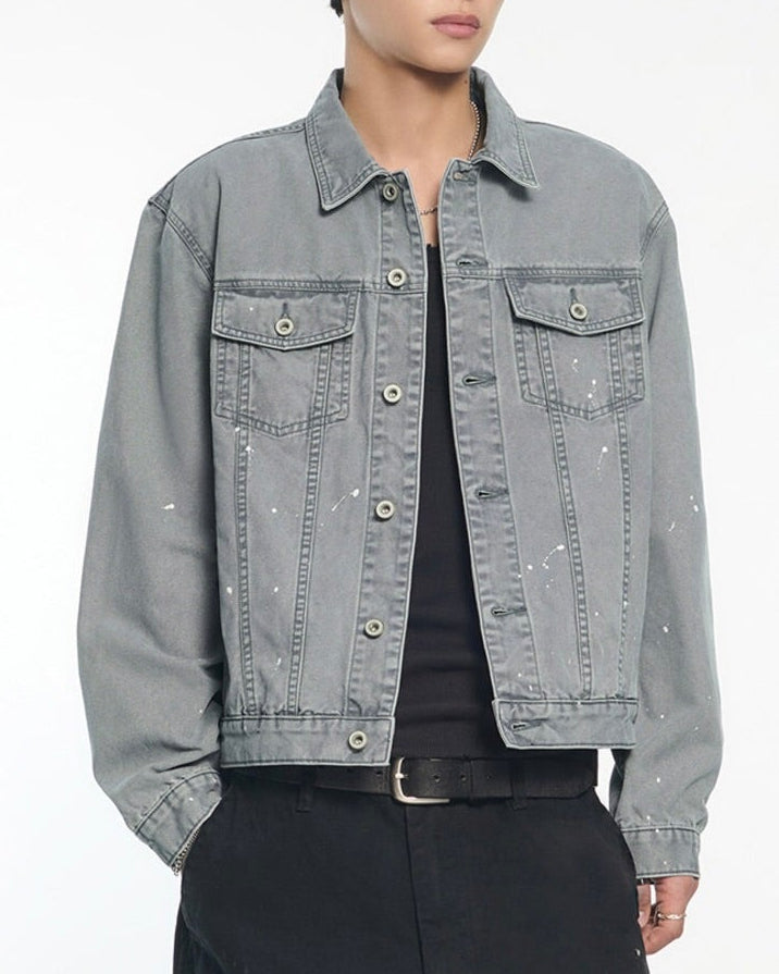 【NOMANUAL】PAINTED TRUCKER JACKET