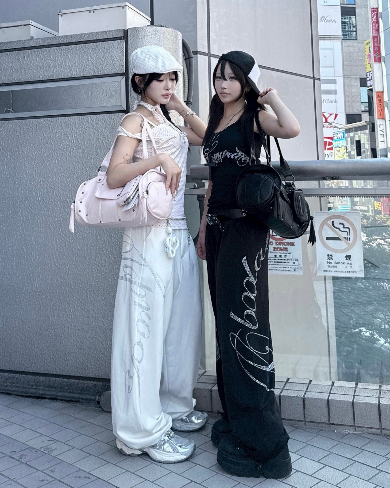 受注制【nmtc+】Neut Crystal Drawstring Pants (2color)
