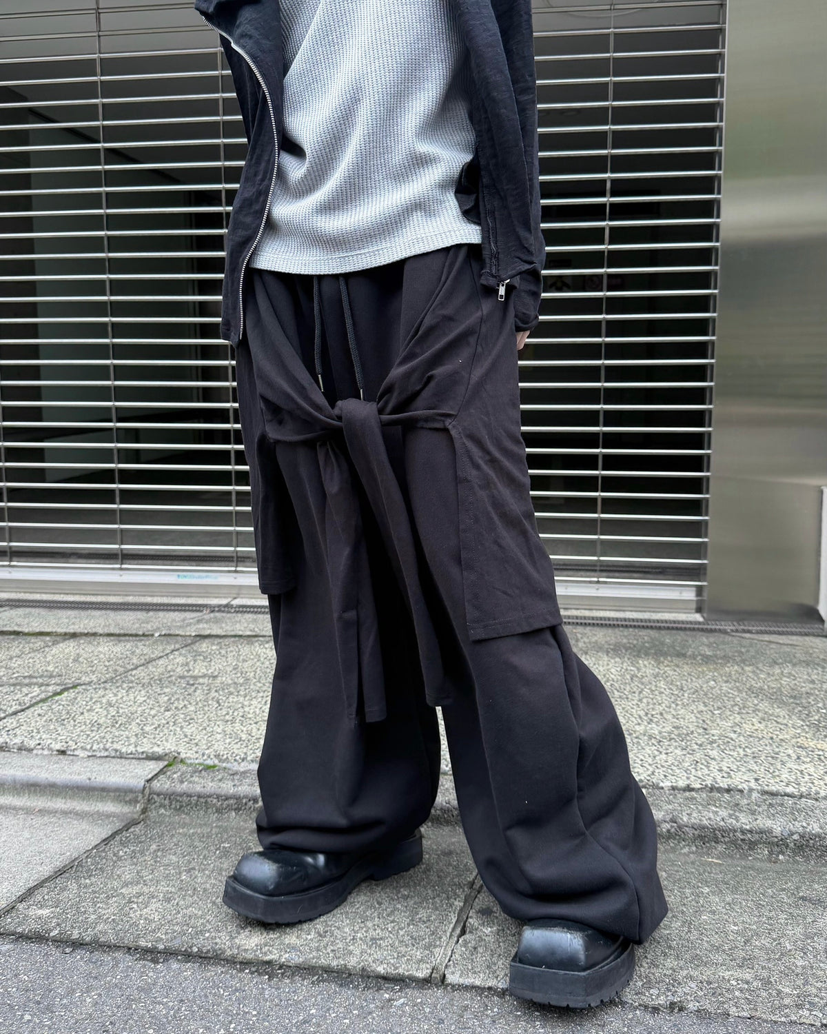 受注制【nmtc+】Drape Layer Pants (2color)
