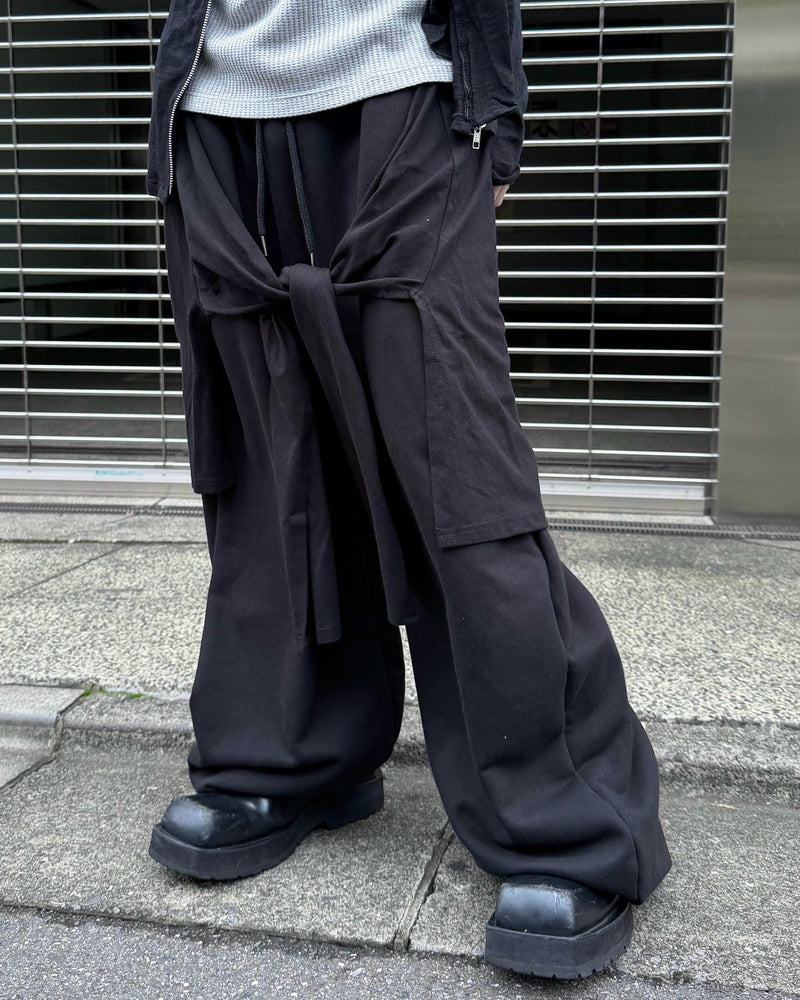 受注制【nmtc+】Drape Layer Pants (2color)