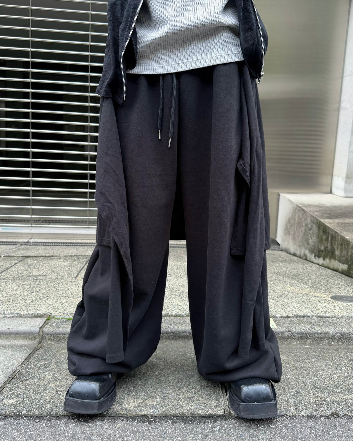 受注制【nmtc+】Drape Layer Pants (2color)
