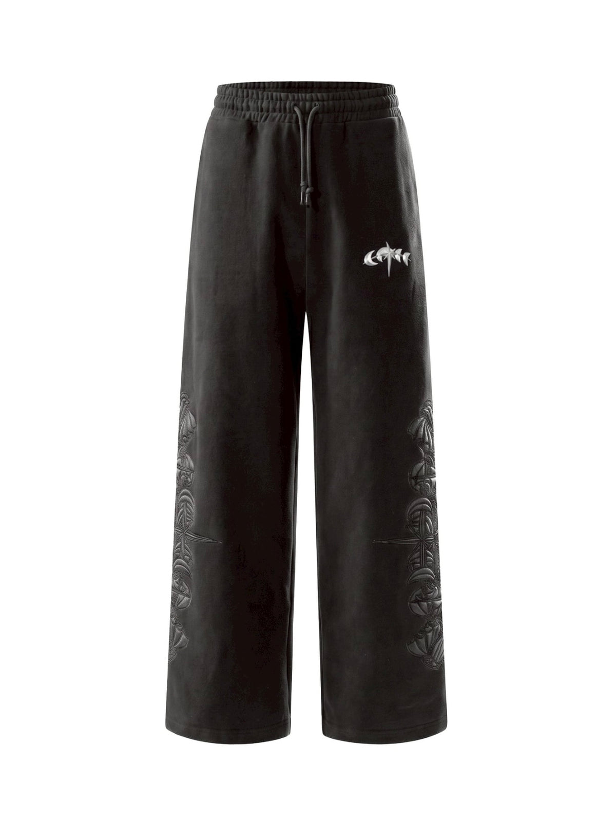 【The Boy Has No Patience】LEATHER PATCH PANTS