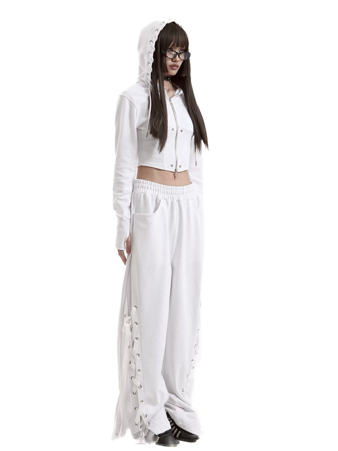 【KAIYA】tie me up sweatpants