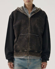 【MMIC】SHADE LAYER ZIP-UP HOODIE