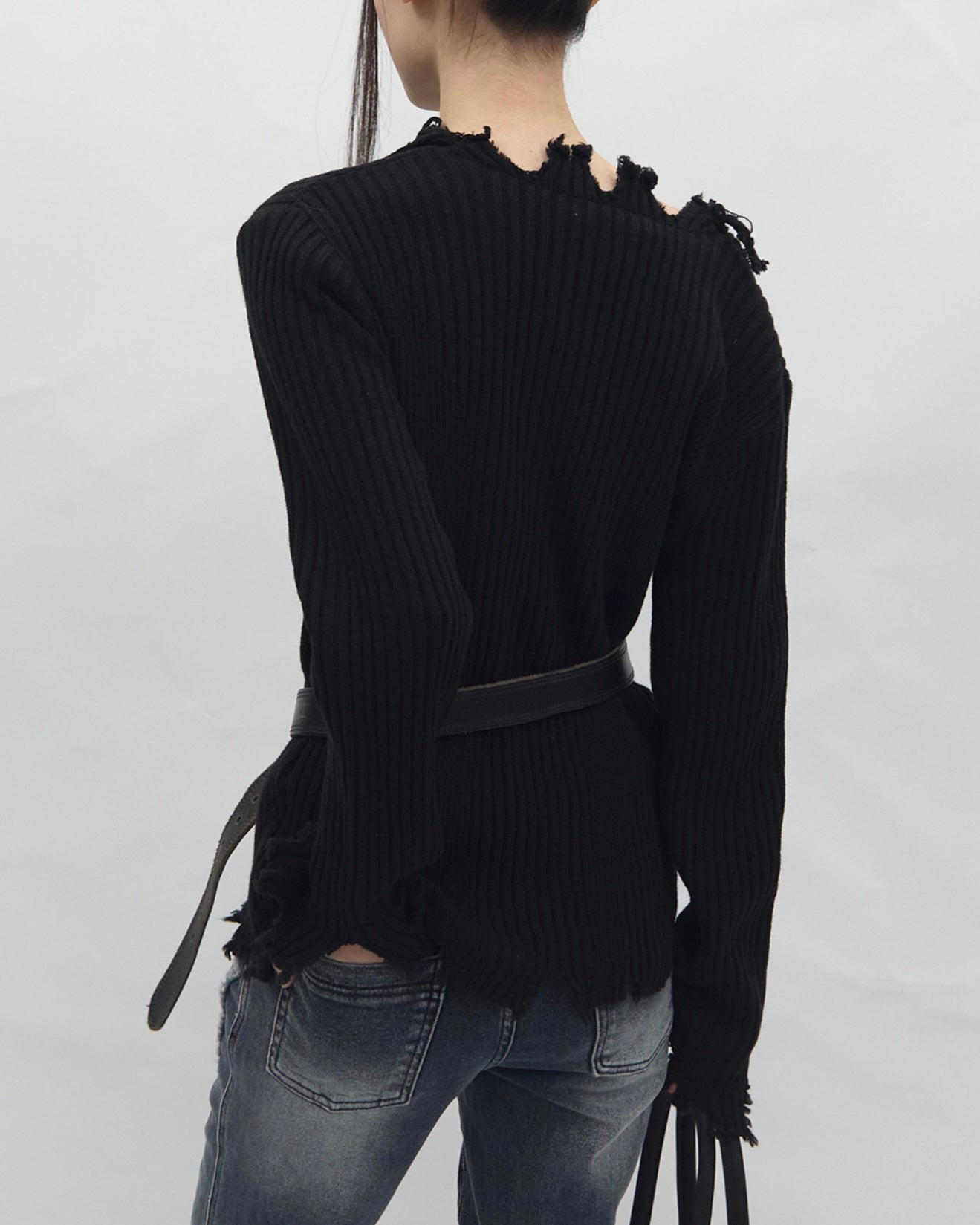 【BLR BLUER】Unravel Line Knit