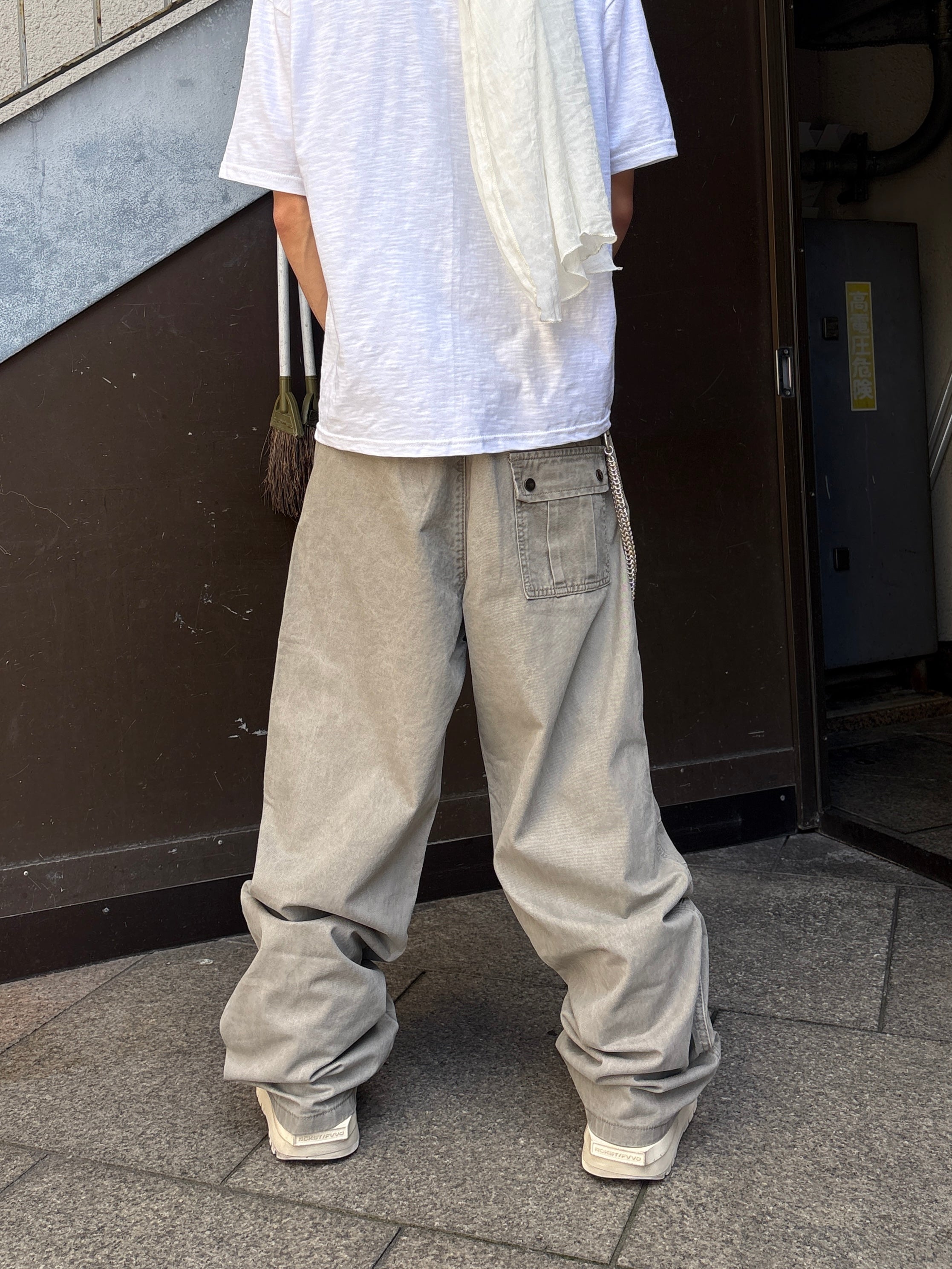 受注制【youll】Semi wide cotton pants (2color)