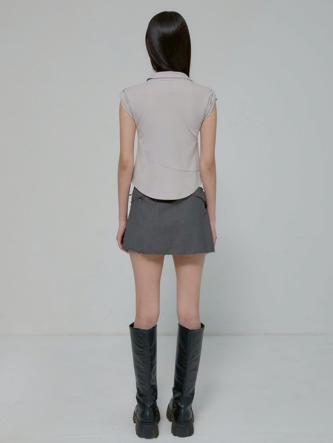 6/22 21:00発売【FLAREUP】Paneled Half Shirts