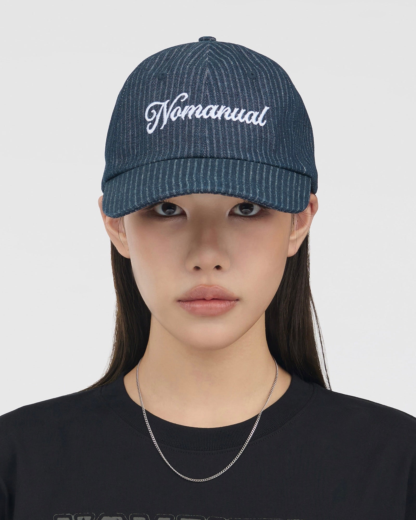 【NOMANUAL】NM STRIPE BALL CAP