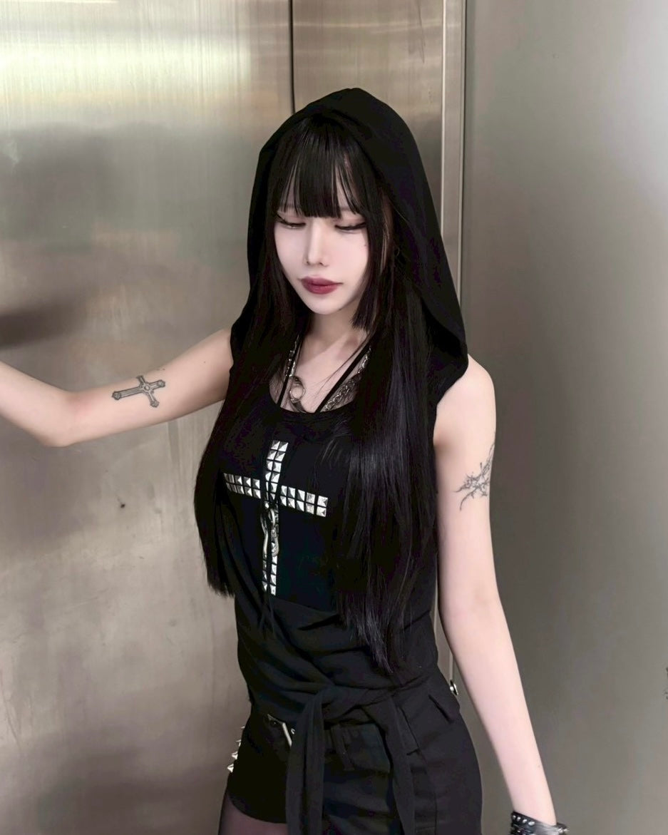 受注制【nmtc+】leather long necklace