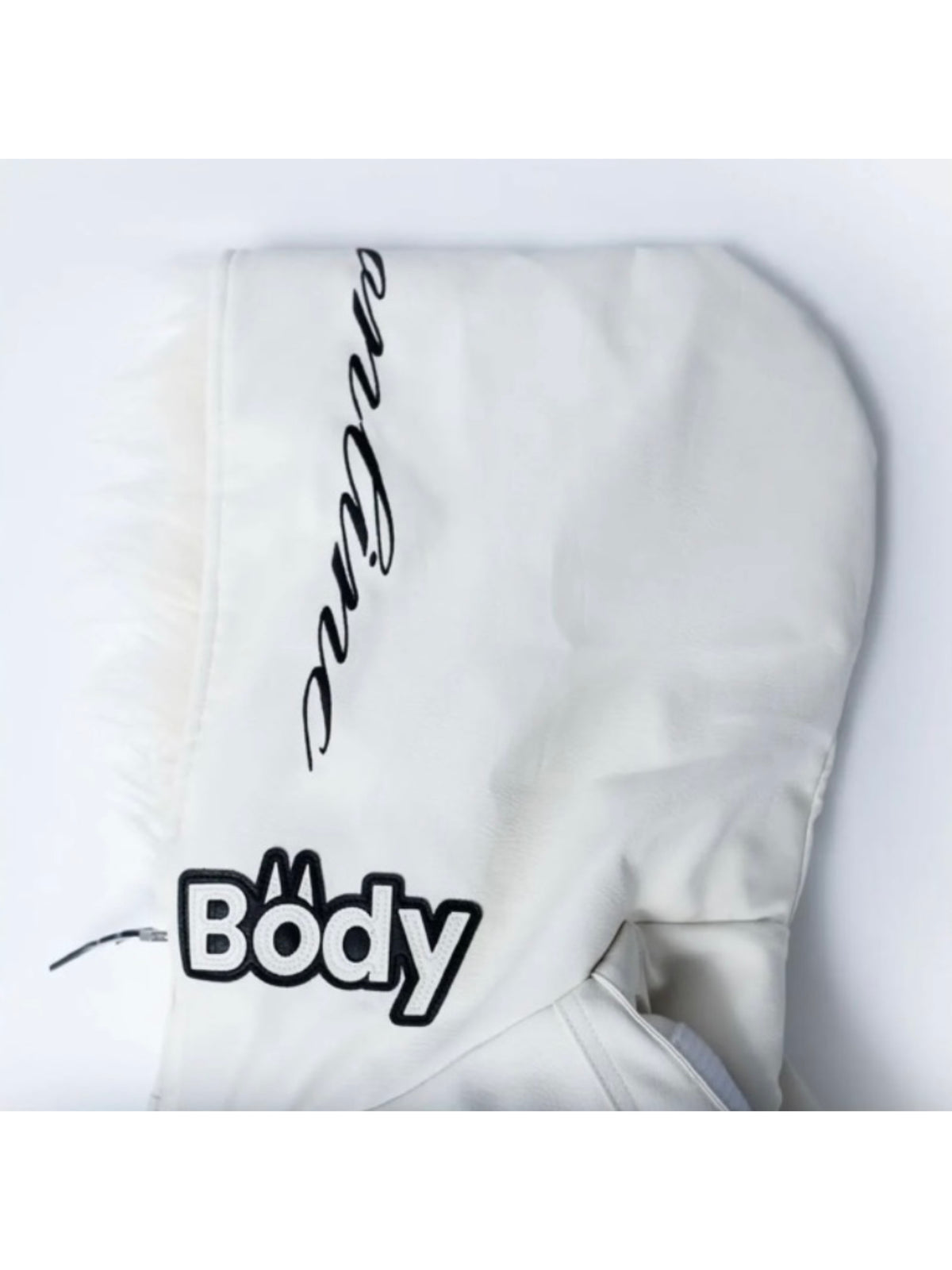 【F.V.V.O】Embroidered Hooded Bomber Jacket