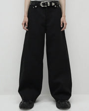 【CS】SEAM DESIGN DRAPE WIDE PANTS
