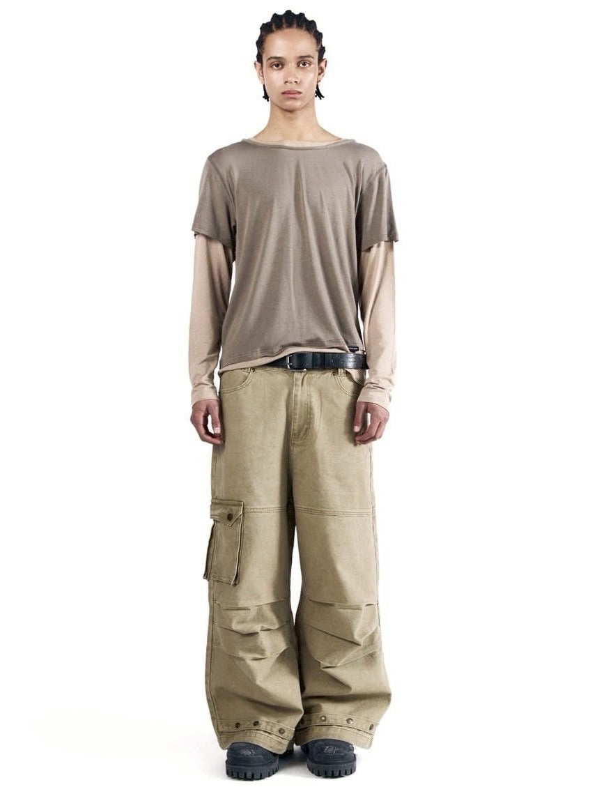 【AAKAM】Cowboy Chaps Cotton Pants