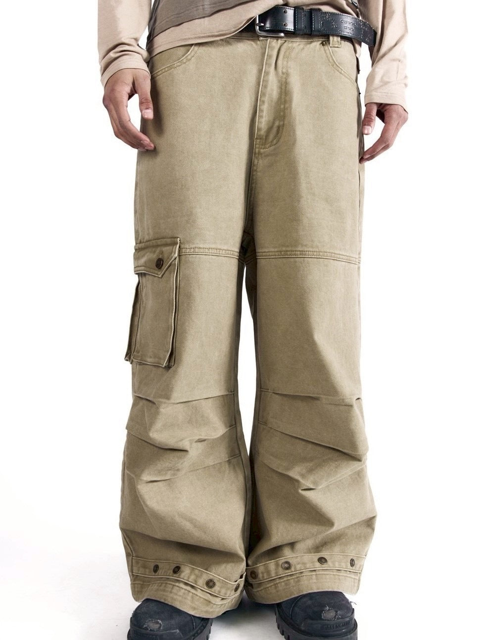 【AAKAM】Cowboy Chaps Cotton Pants
