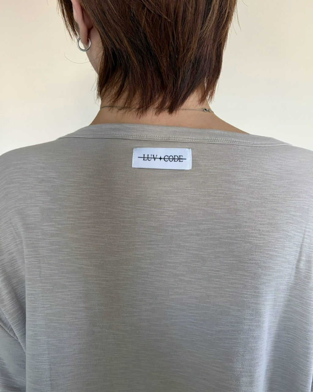 【LUV CODE】LC Button henley long sleeve tee (3color)
