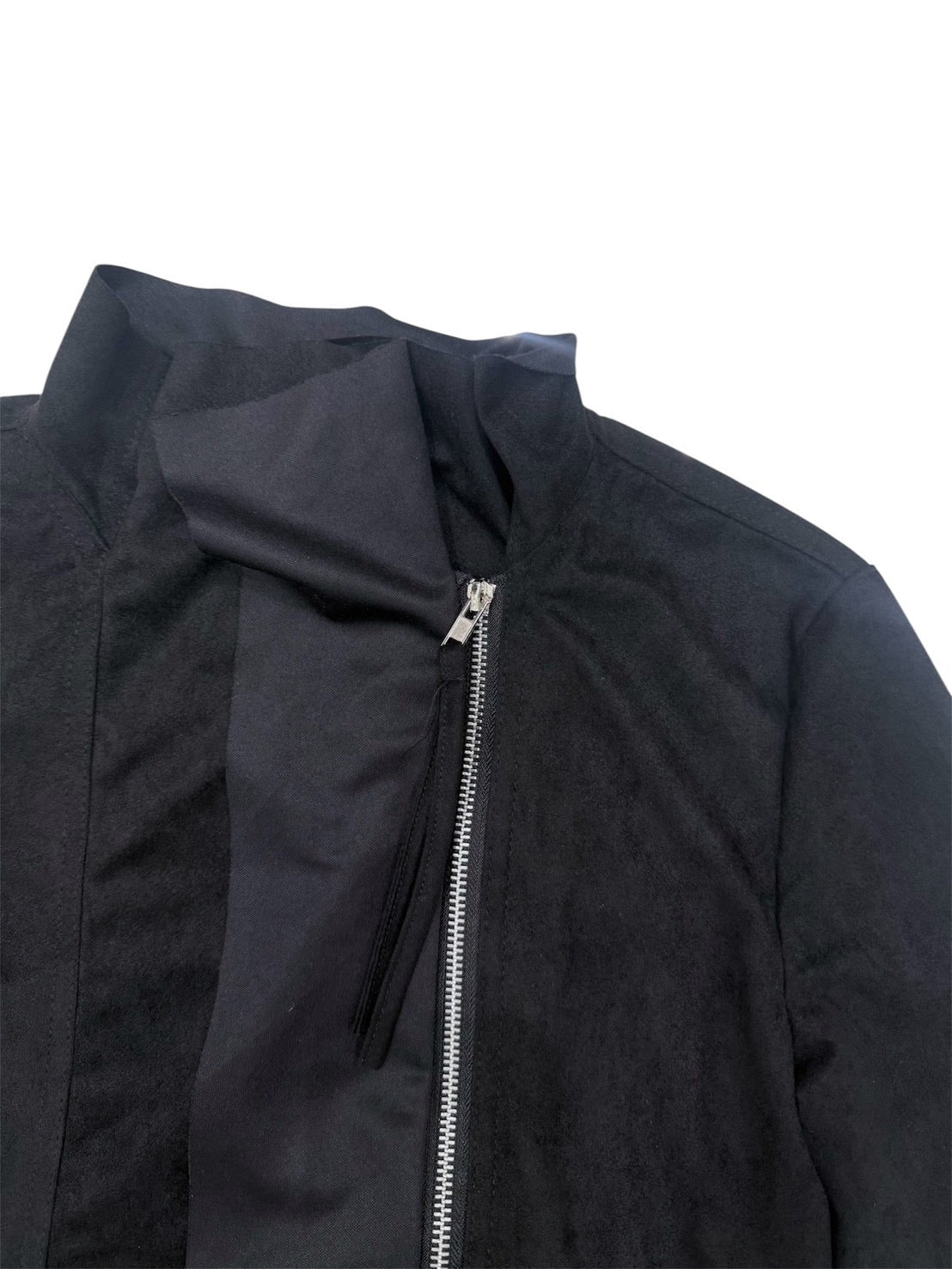 7/4 20:00発売 受注制【nmtc+】suede zip jacket
