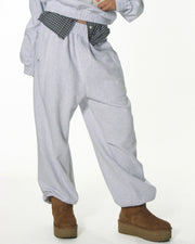 【CRANK】CURVED RIVET JOGGER PANTS